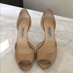 Original Jimmy Choo Evelyn 85 Patent leather