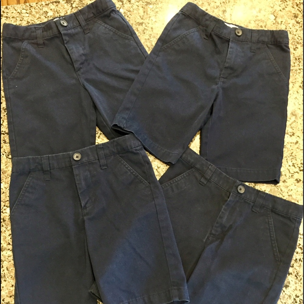 Boys' Navy Blue Uniform Shorts