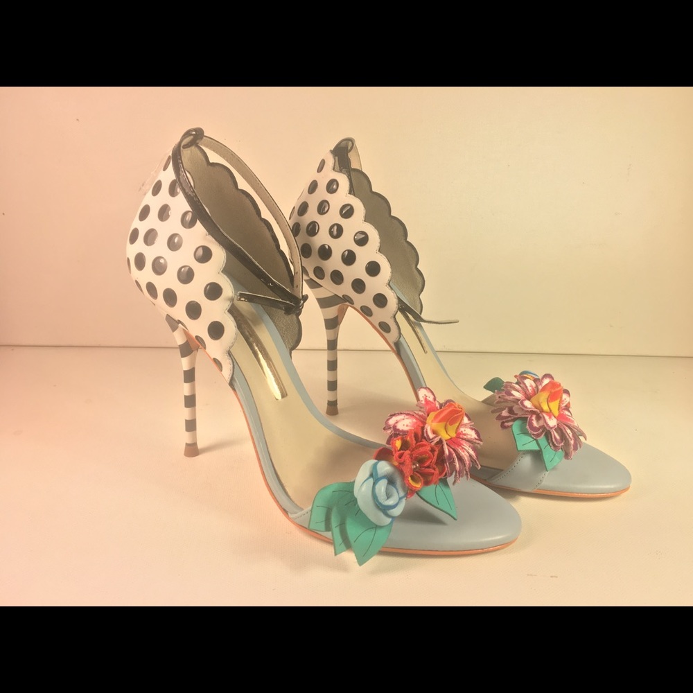 NWOB Fun Sophia Webster 37.5 lilico flower heels