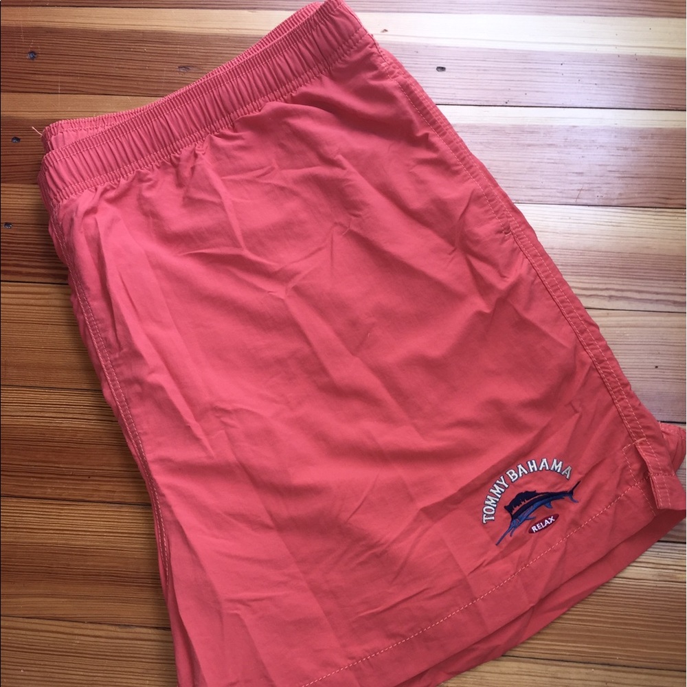 Tommy Bahama men's swim trunks.