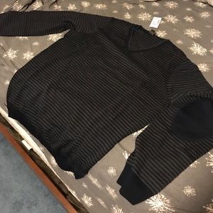 Black/Gray Pronto Uomo Sweaters - Medium
