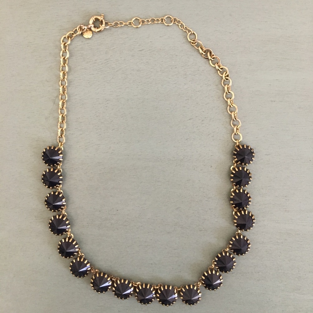 J.Crew Factory Navy and Gold necklace