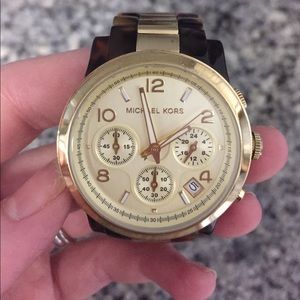 Tortoise shell Michael Kors watch!