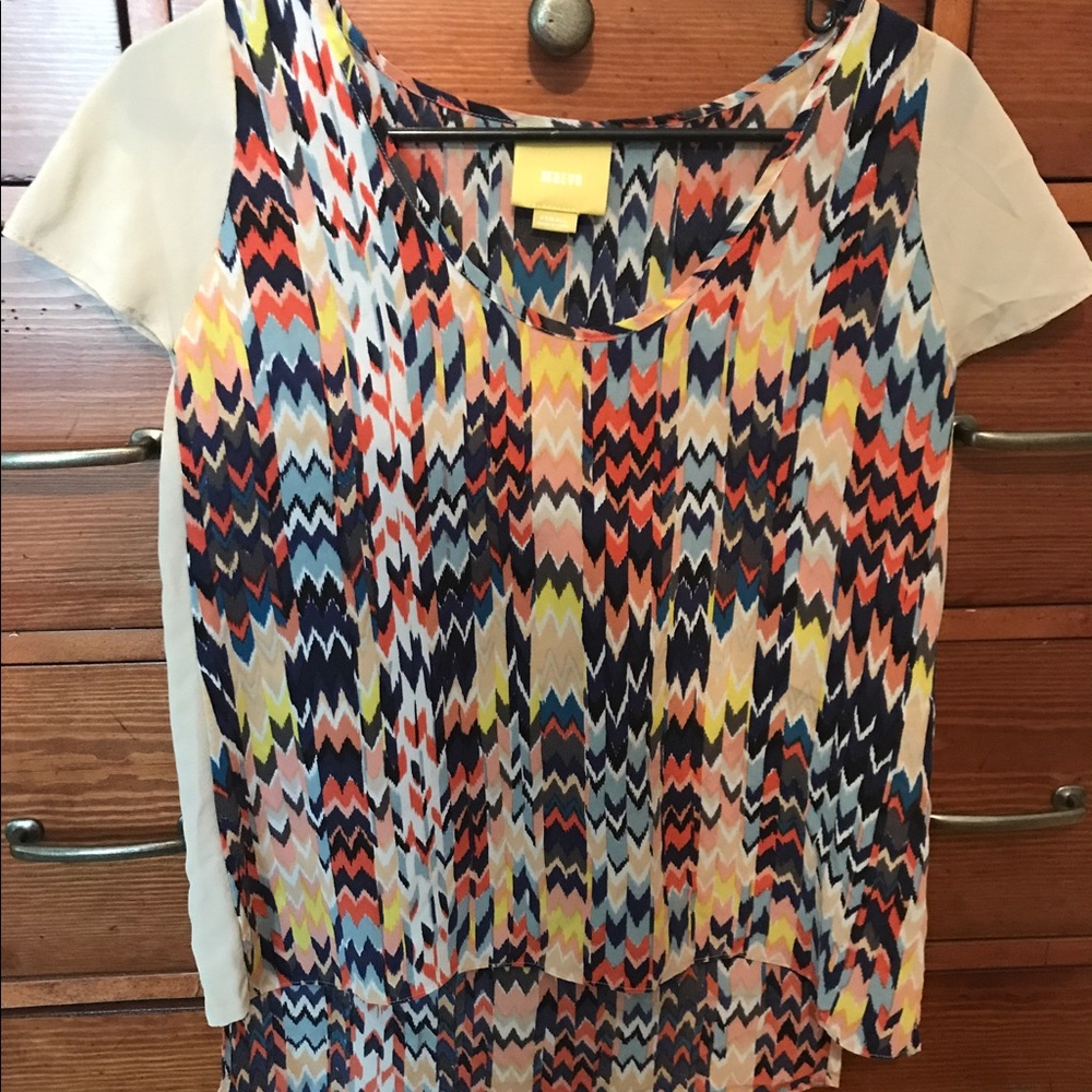 Multi Color shirt size x-small. From Anthropologie