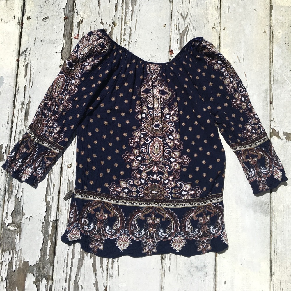 Boho pattern top - Picture 3 of 3
