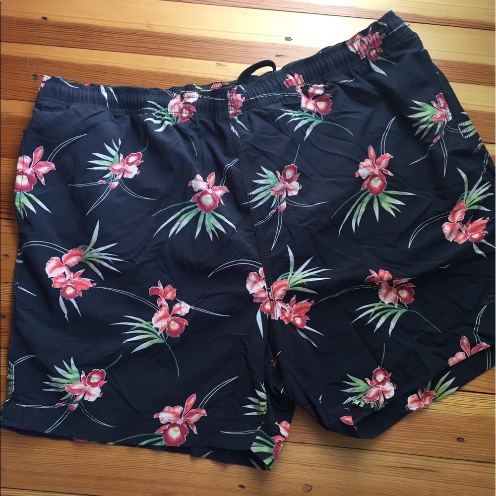Tommy Bahama men's swim trunks.