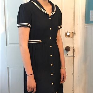 VINTAGE sailor style dress