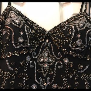 Sue Wong embellished cocktail dress