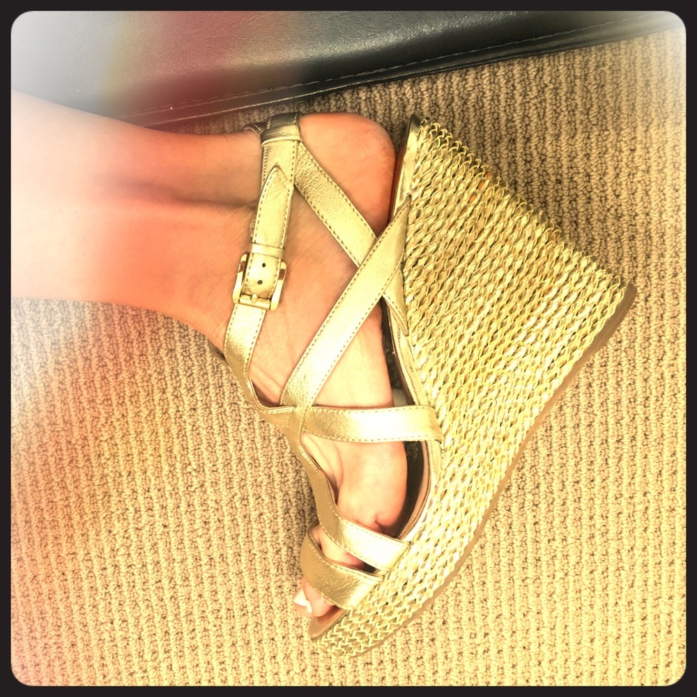 Original Michael Kors platform espadrilles- used