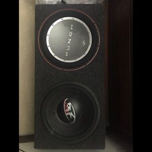 Two 12" subwoofers