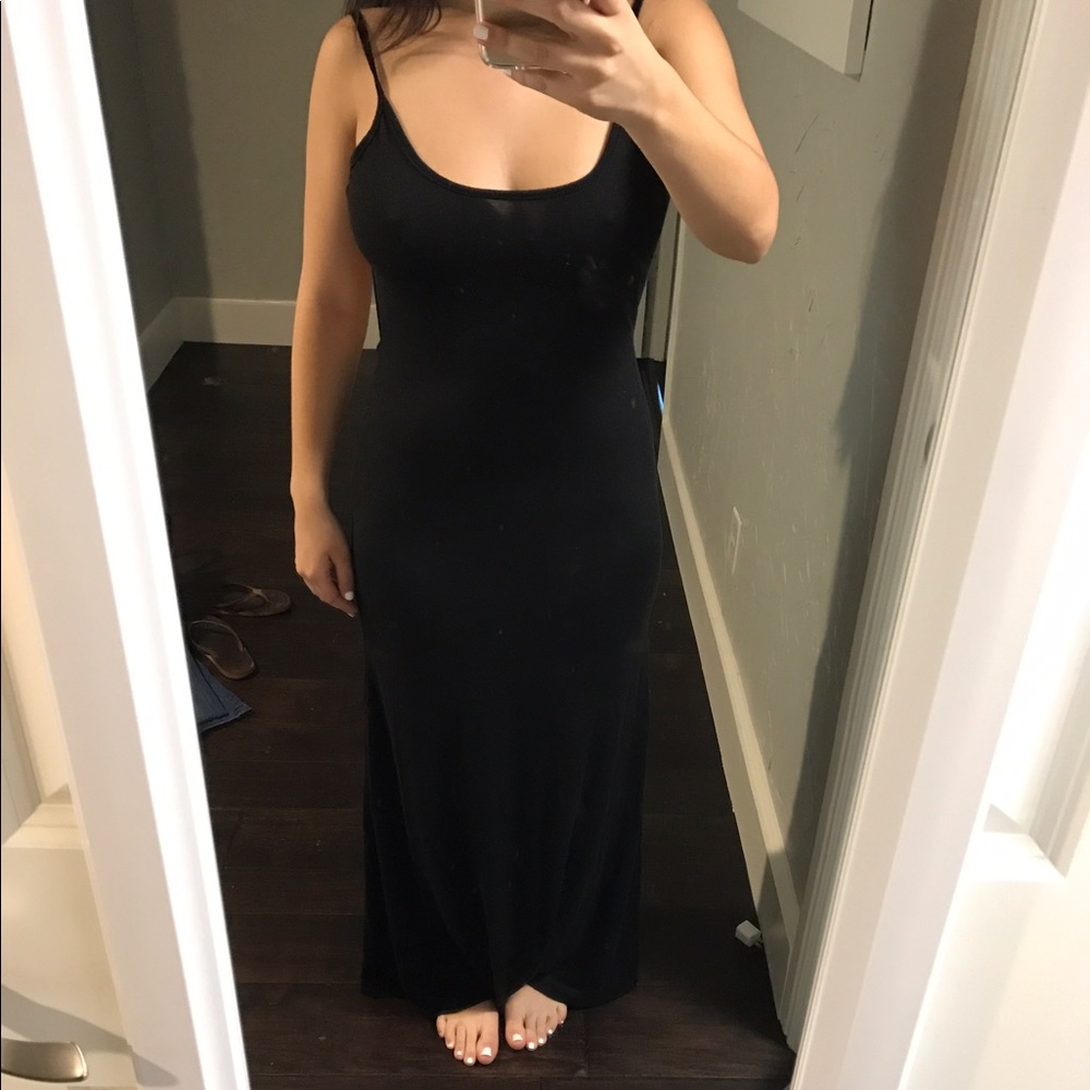 Open back maxi