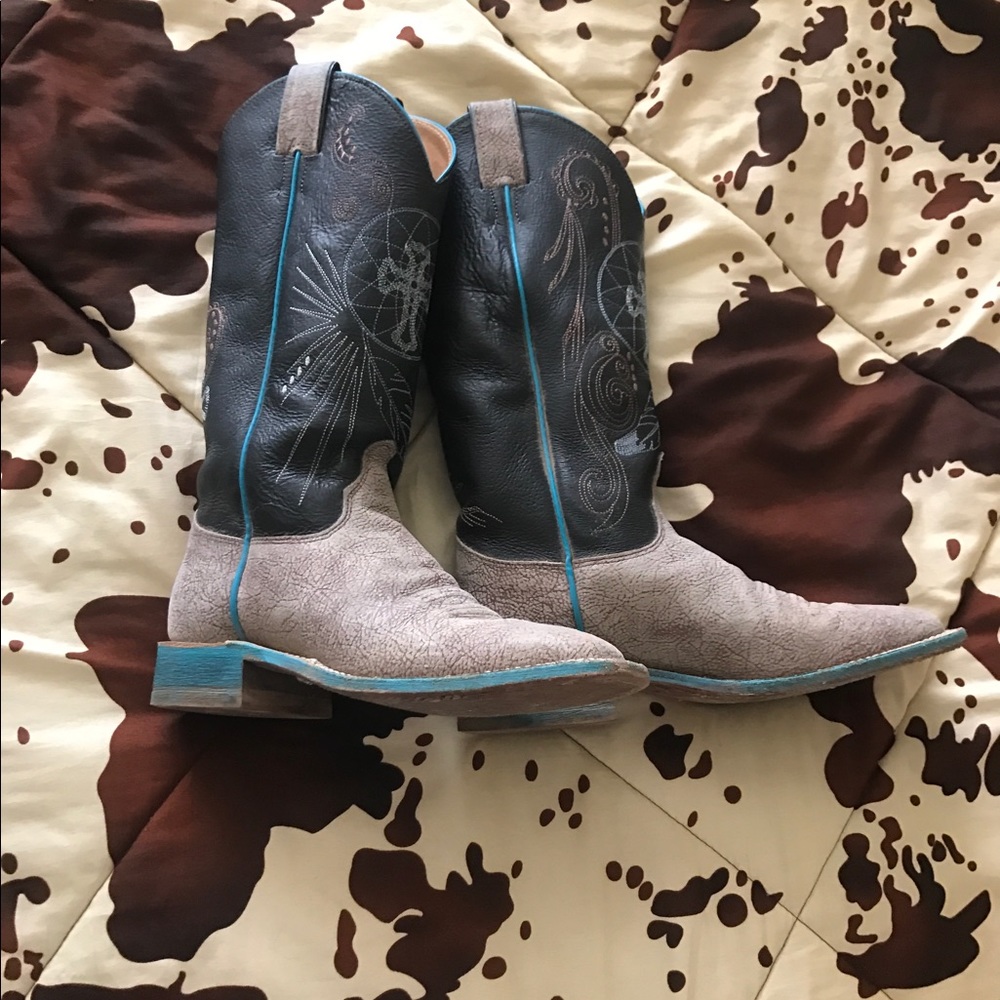 Justin square toe boots