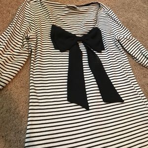 Bow front shirt