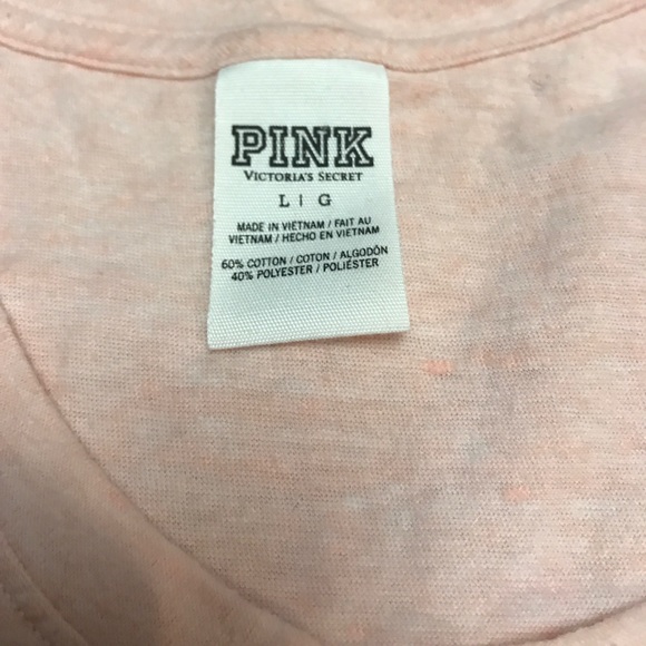 Pink Victoria's Secret Tank Top Size Large - Picture 2 of 5