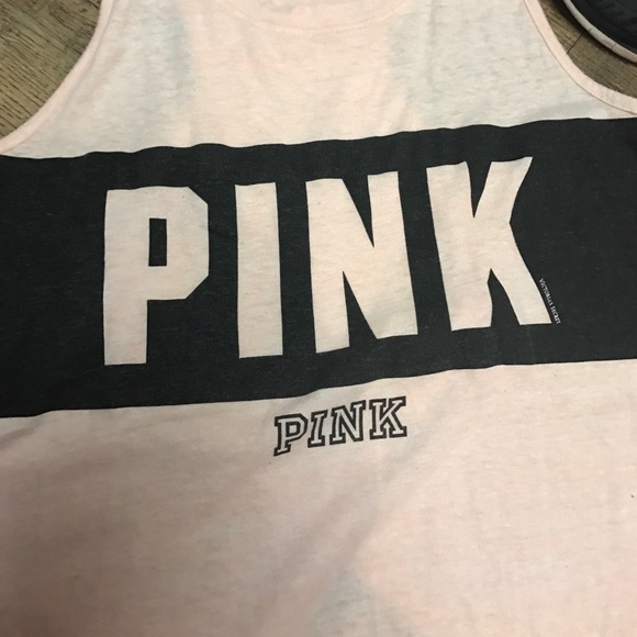 Pink Victoria's Secret Tank Top Size Large - Picture 3 of 5