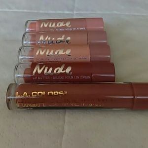 Nude Lip Butter Lipsticks with a Lip Gloss