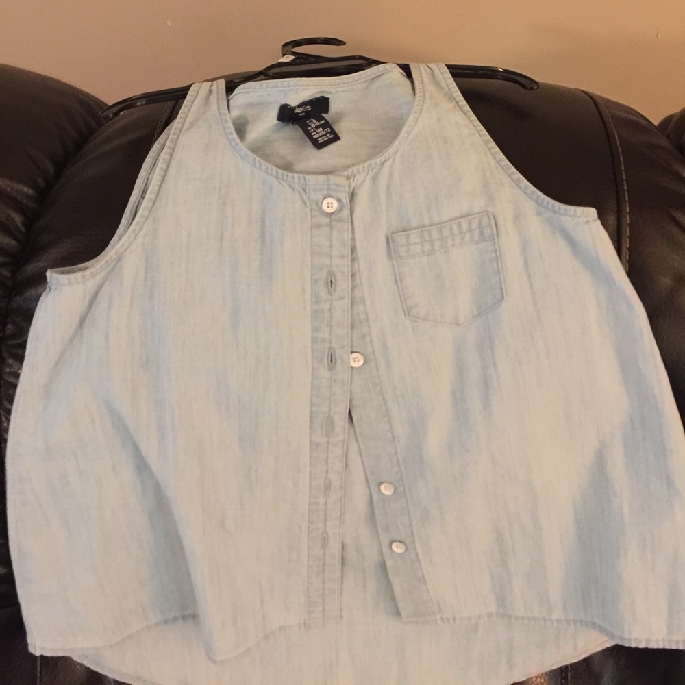 Girls Gap denim top