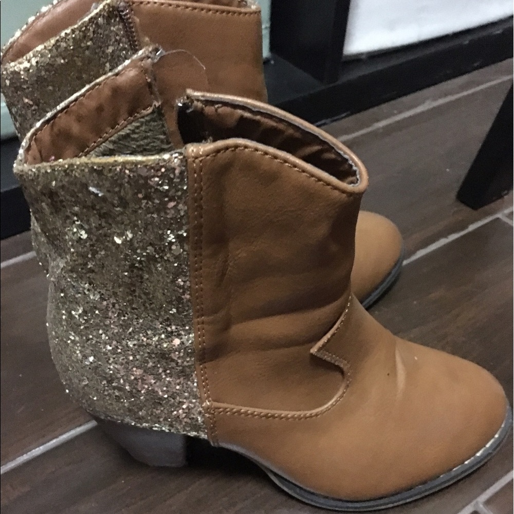 Glitter Cowboy Booties