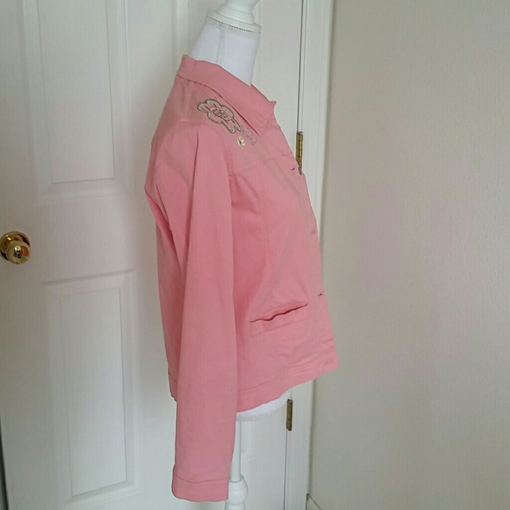 Pink floral jacket - Picture 2 of 5