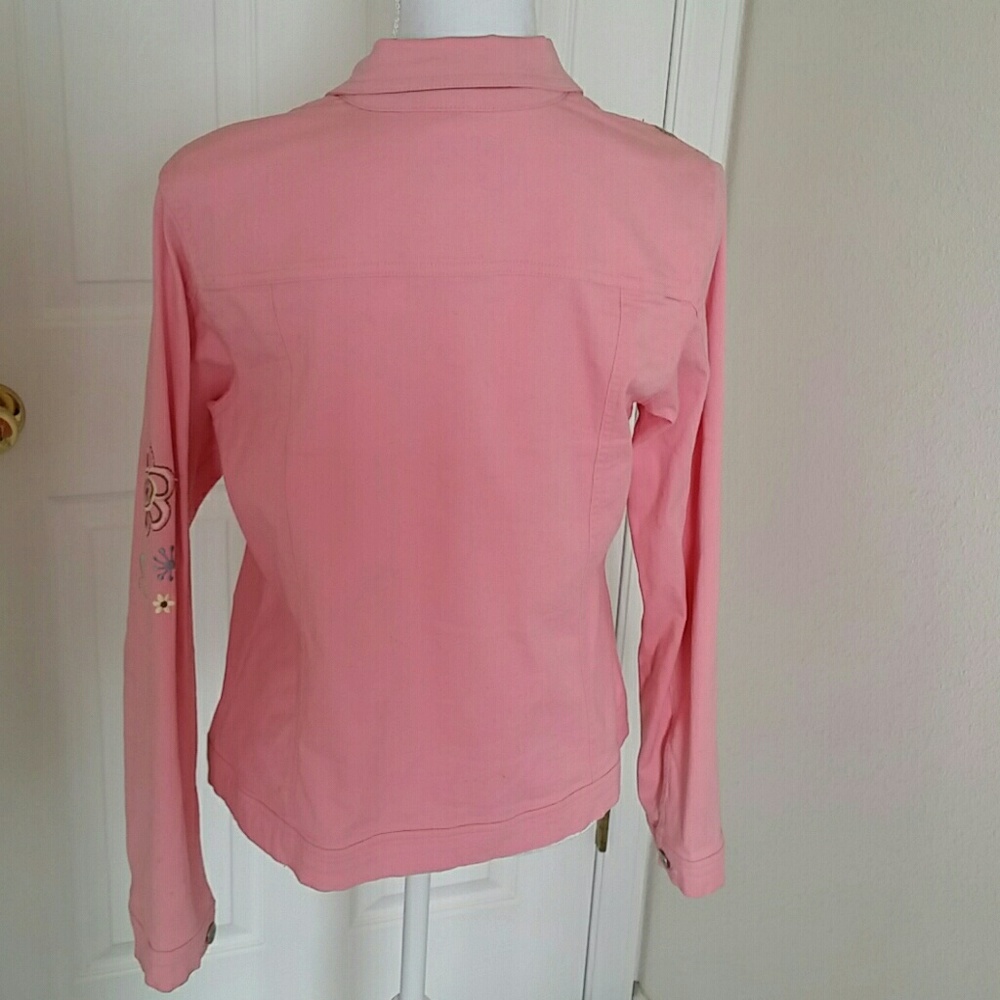 Pink floral jacket - Picture 3 of 5