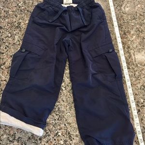 Lined swishy pants for boys