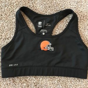 Nike Cleveland Browns Dri Fit Sports Bra