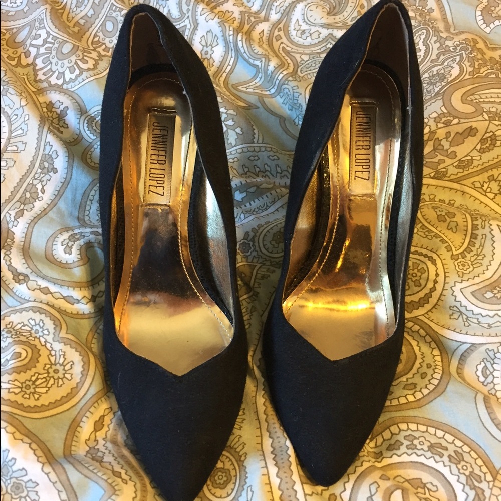 Jennifer Lopez Black Heels