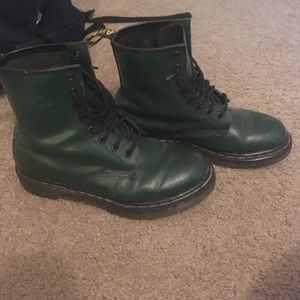 Green Doc Martens