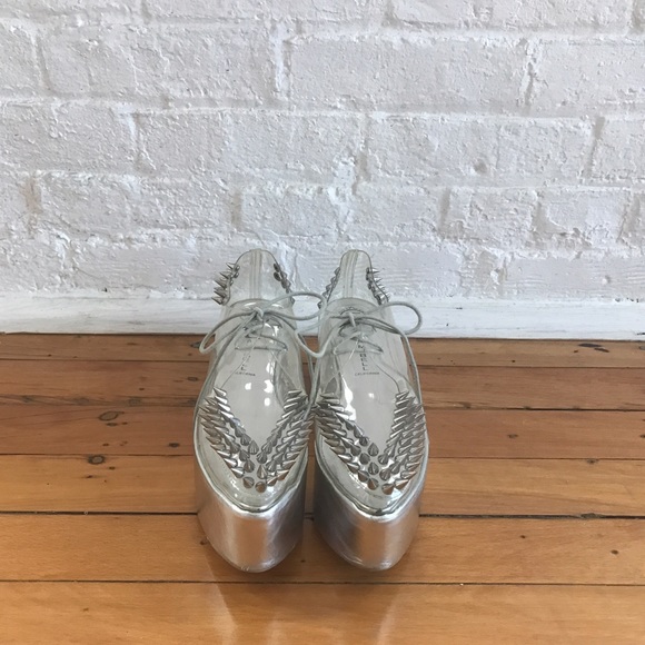 Jeffrey Campbell Clear Platforms - Picture 2 of 6