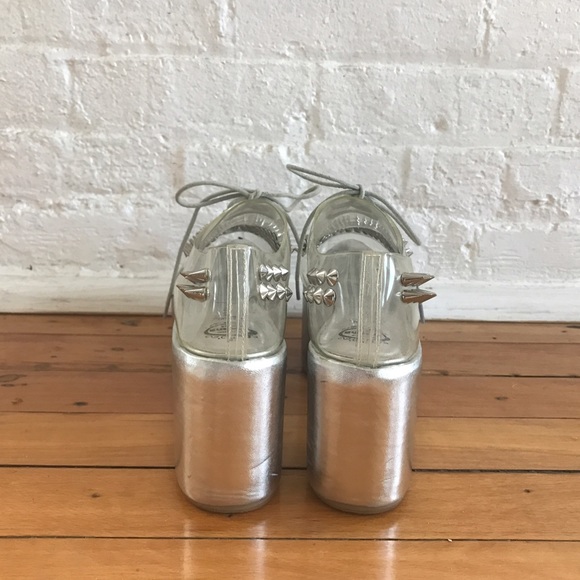 Jeffrey Campbell Clear Platforms - Picture 4 of 6