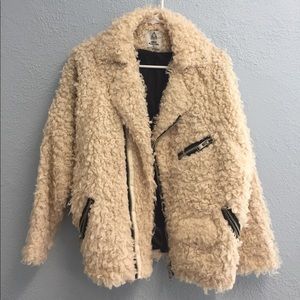 UNIF x Urban Outfitters Poodle Moto Jacket XS