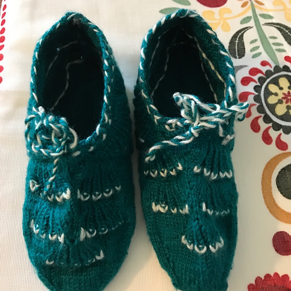 Handmade booties 🌼NWOT