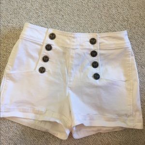 White Express Shorts