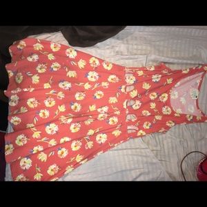 (Swap for vans ) PAC sun flower dress sz S