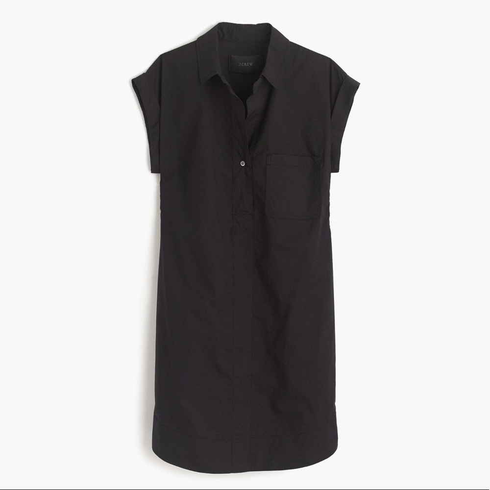 J. Crew Black Shirtdress