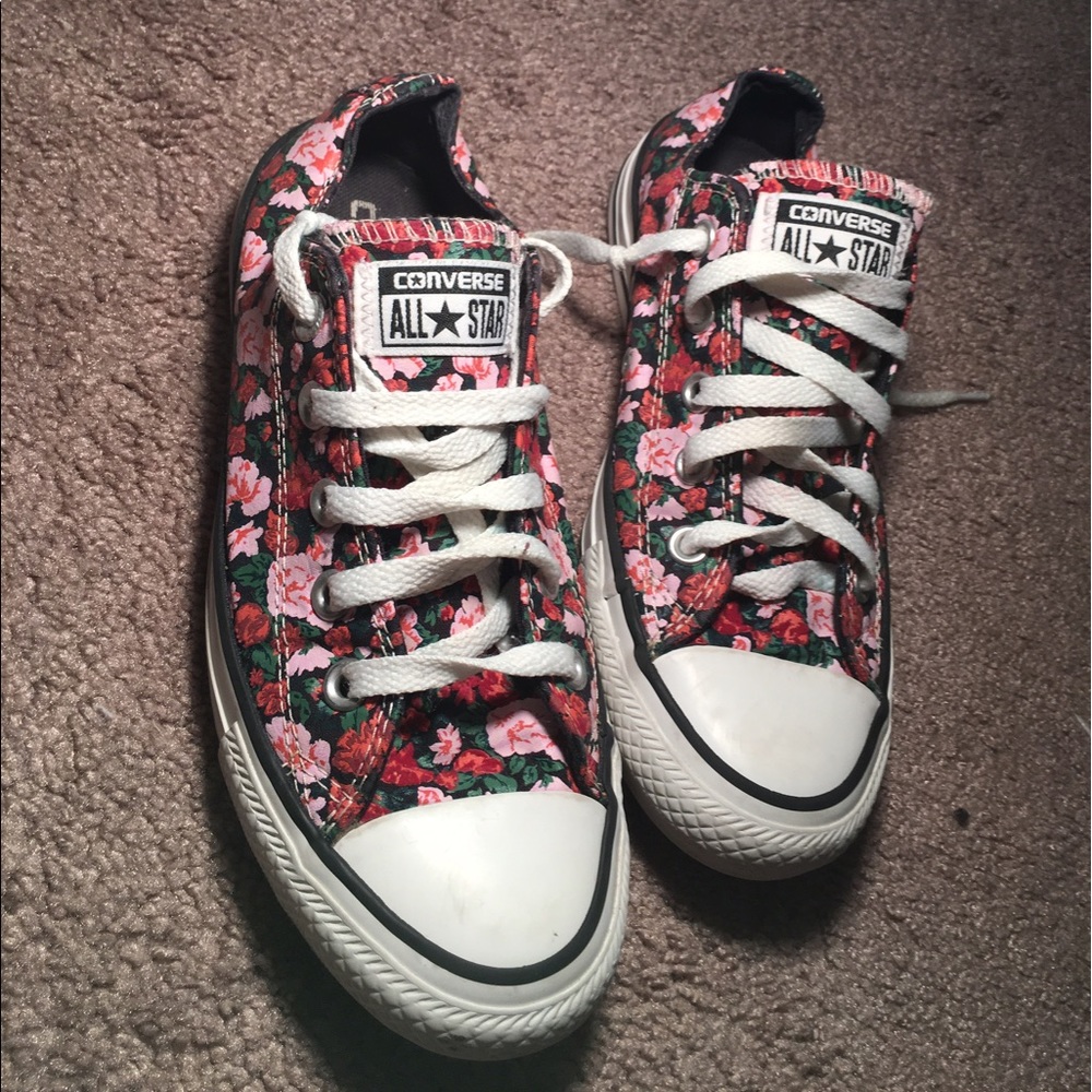 red floral converse limited edition!