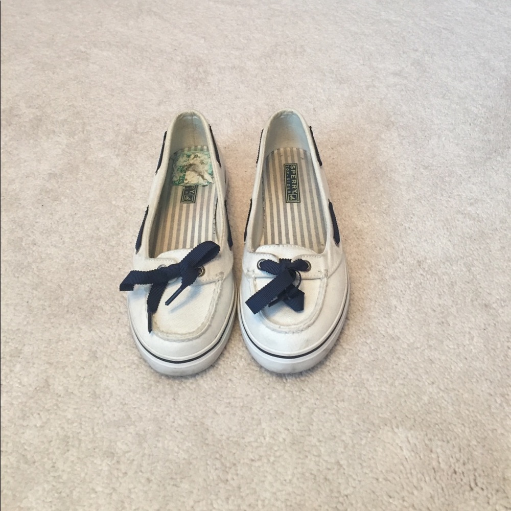 Sperry white shoes