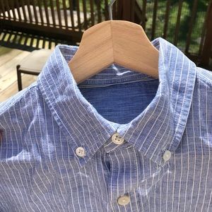Banana Republic lightweight striped button down