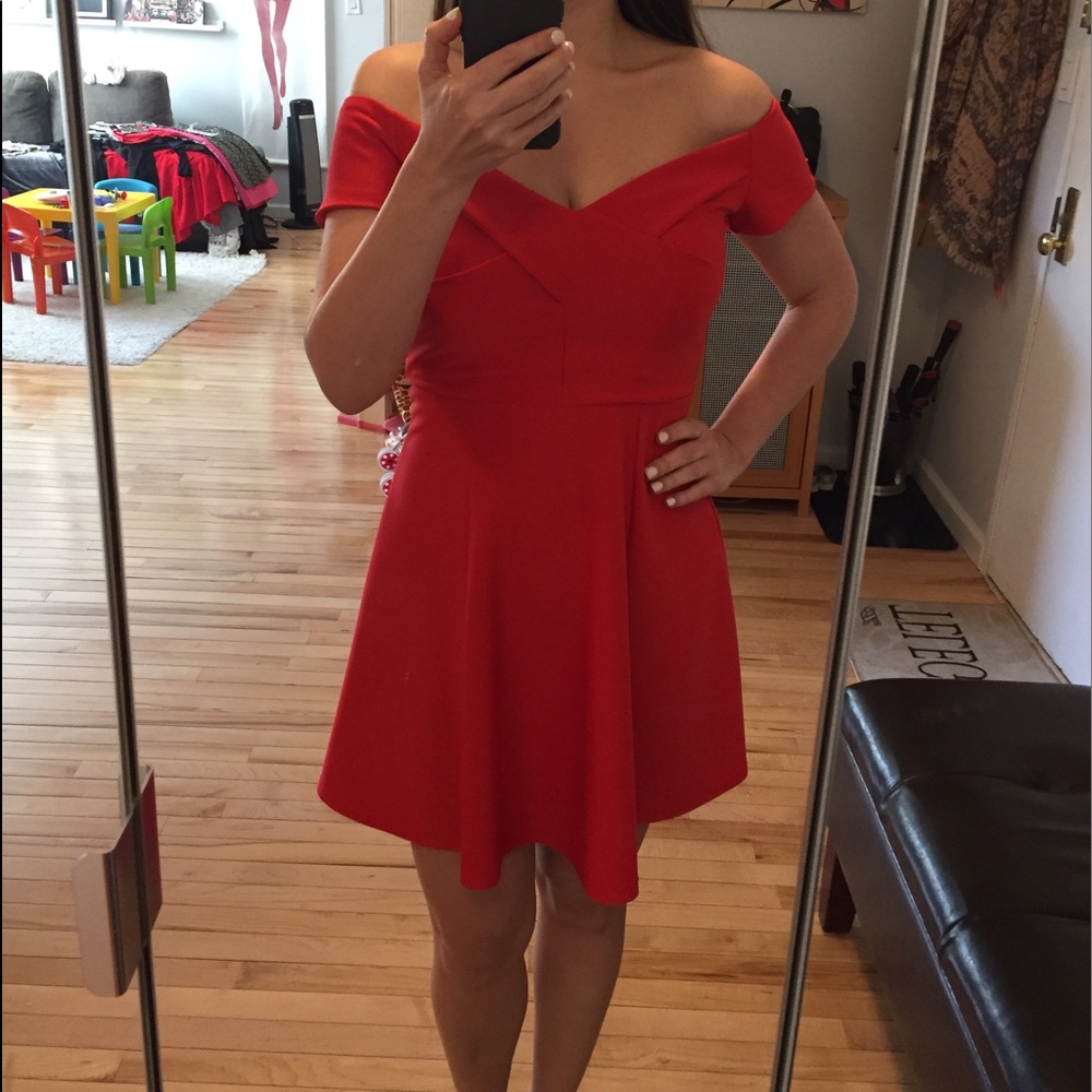 Red Party Dress - Picture 2 of 4