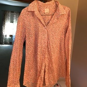 Button down floral dress shirt - J. Crew