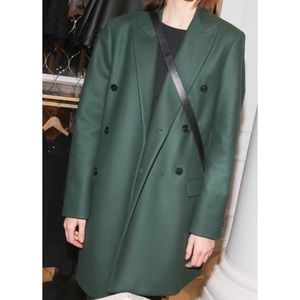 Green Club Monaco Overcoat, size 36
