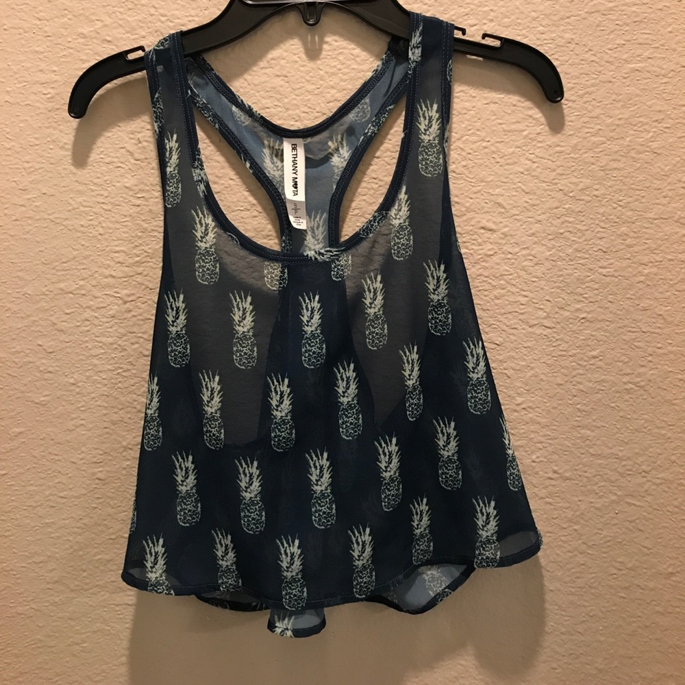 Sheer summery crop top!!