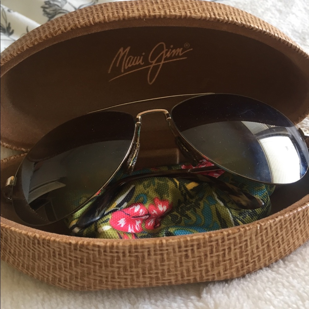 Maui Jim aviator sunglasses