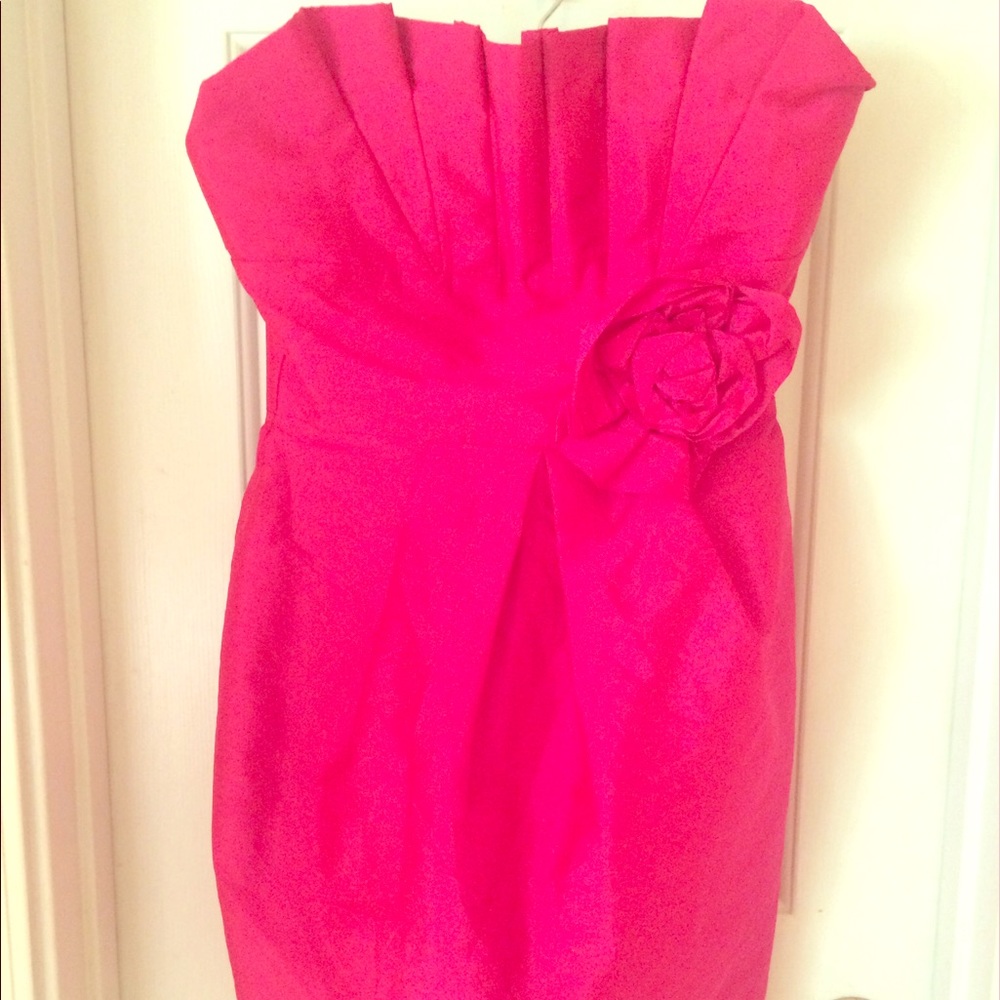 Fuchsia Short Cocktail Dress from Sax SZ Small