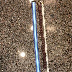 Two belts for the price of one and one is leather!