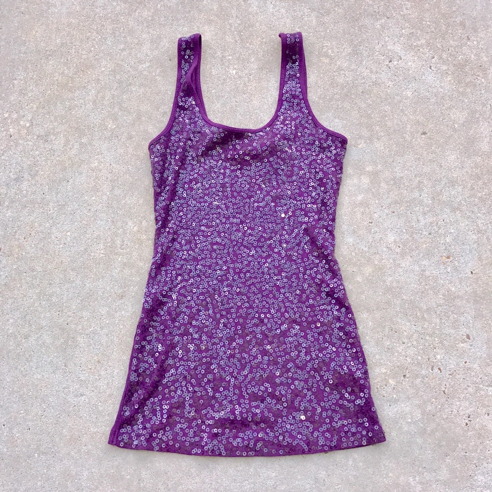 💜FinalPrice💜 Express Sequined Tank Top
