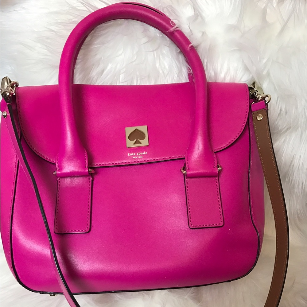 SOLD Kate Spade Hot Pink Satchel