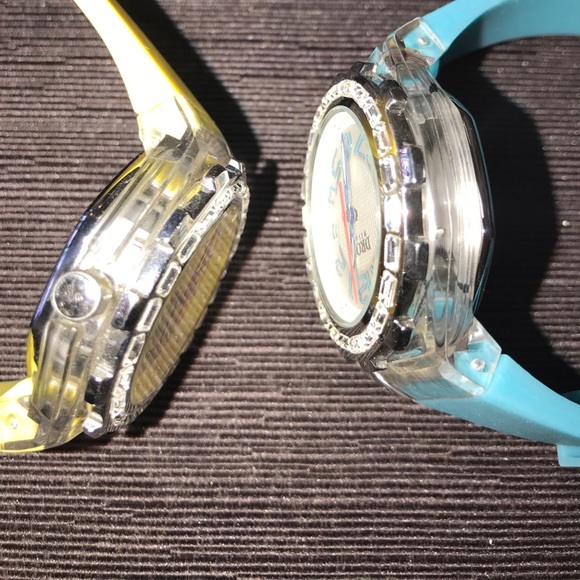 Drops Milano crystals embedded watch rubber band - Picture 8 of 8