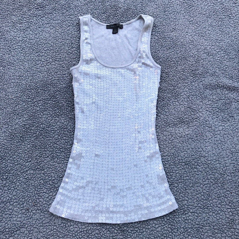 💛FinalPrice💛 Express Sequined Tank Top
