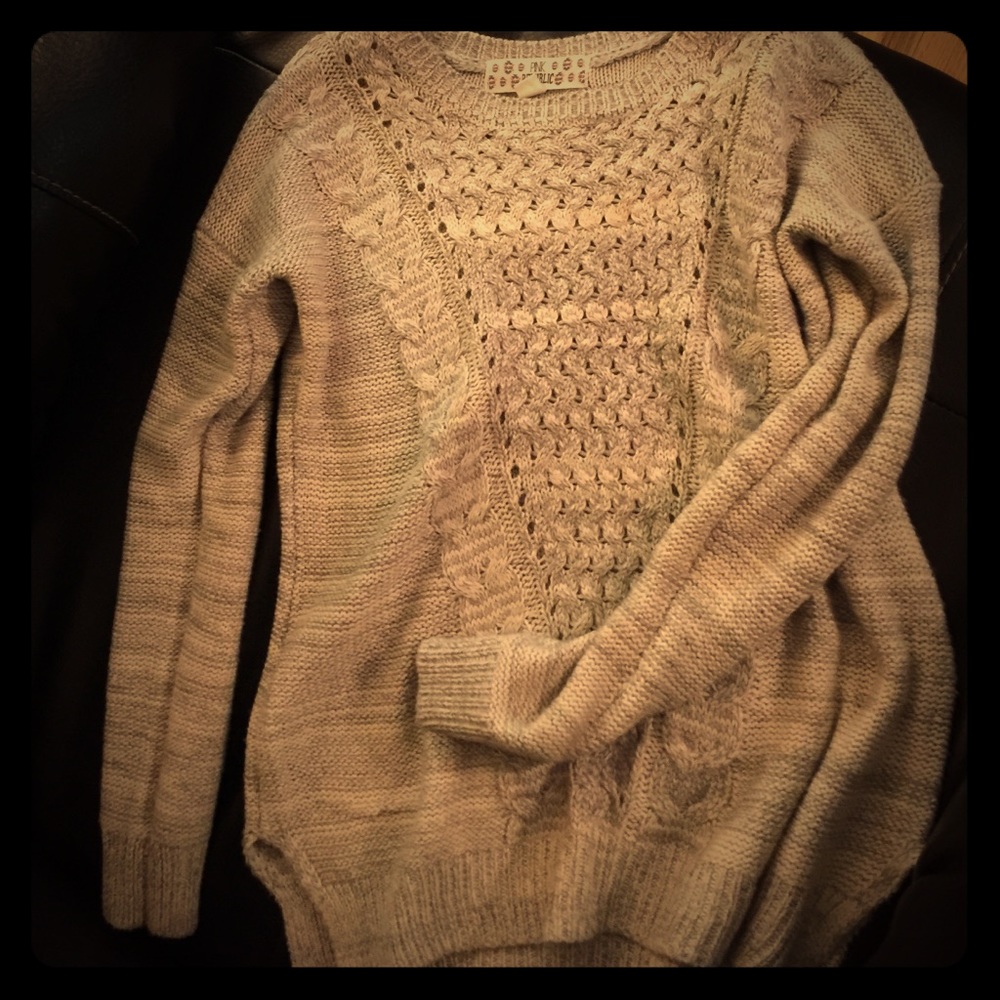 Gray sweater